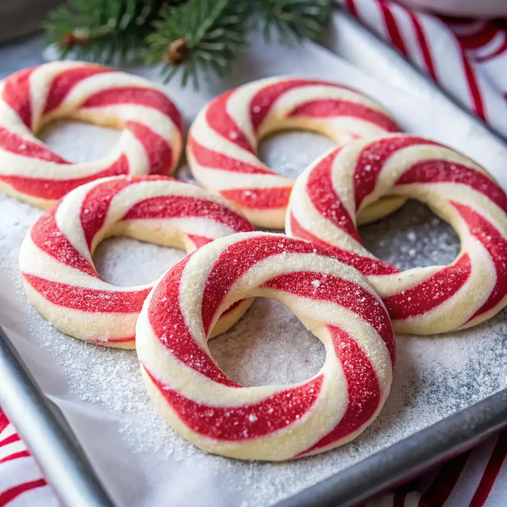 Candy Cane Cookies
