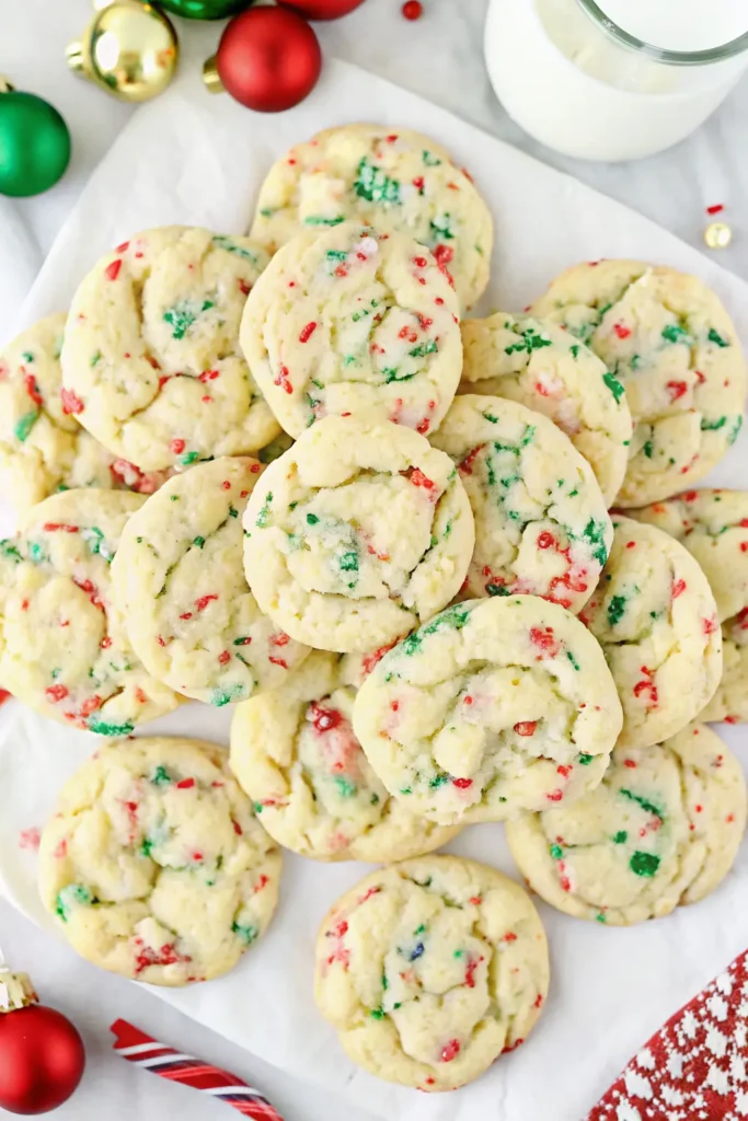 Christmas Gooey Butter Cookies