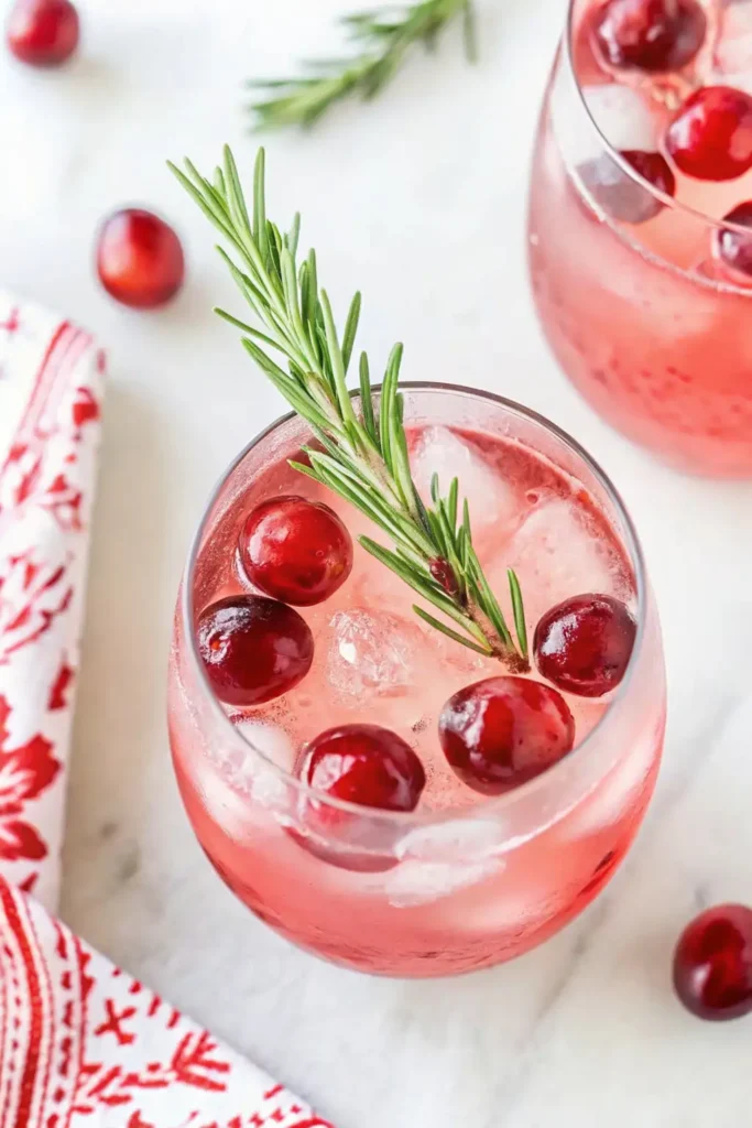 Christmas Cranberry Spritzer