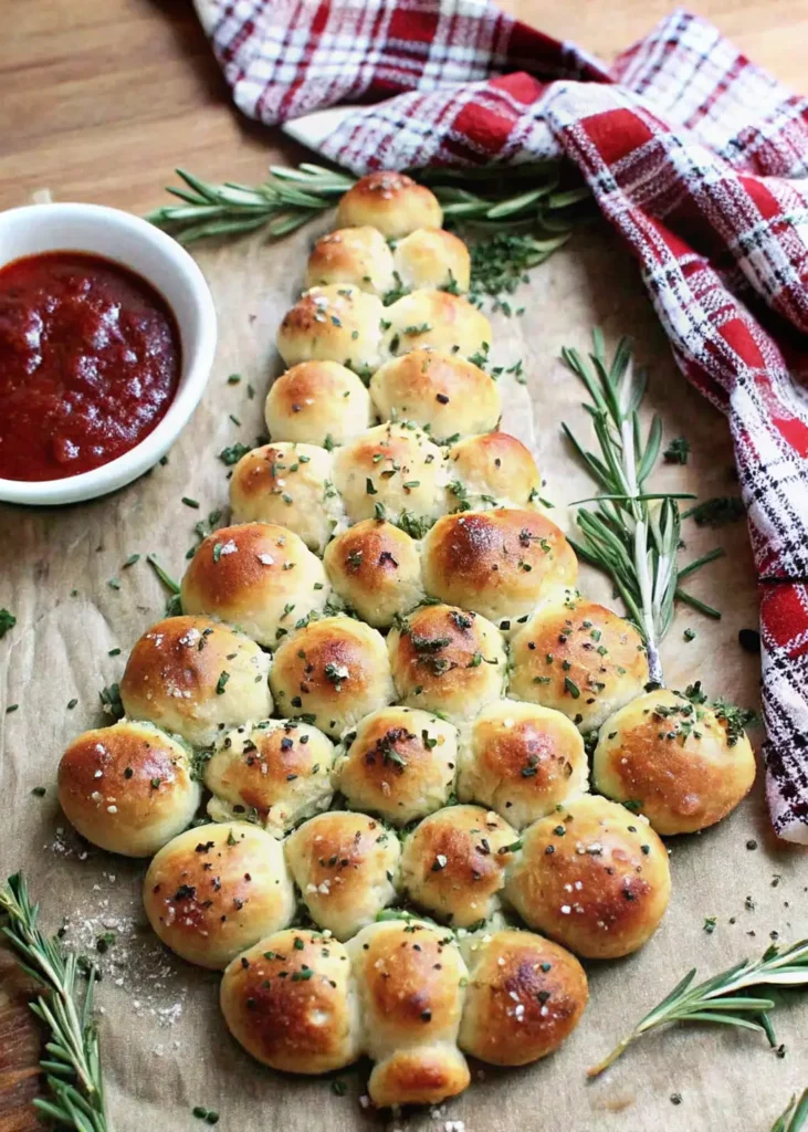 christmas tree bread