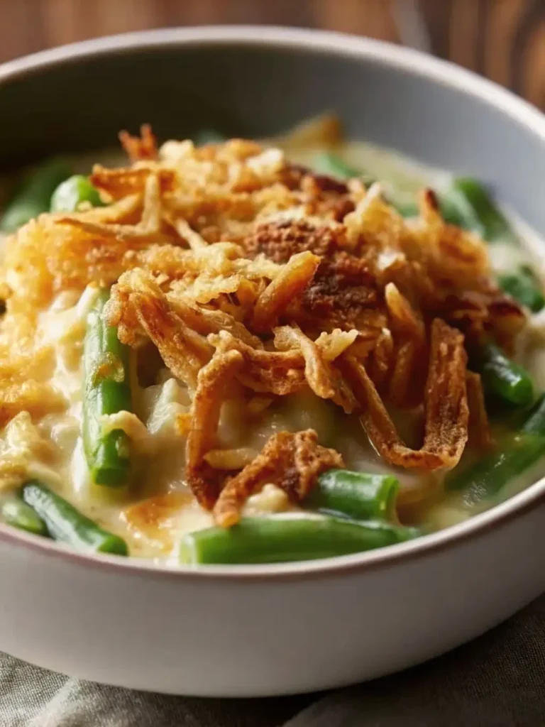 cheesy green bean casserole