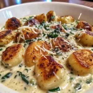 Millionaire Gnocchi with Creamy Sauce