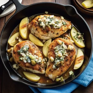 Pear and Gorgonzola Stuffed Chicken Recipe