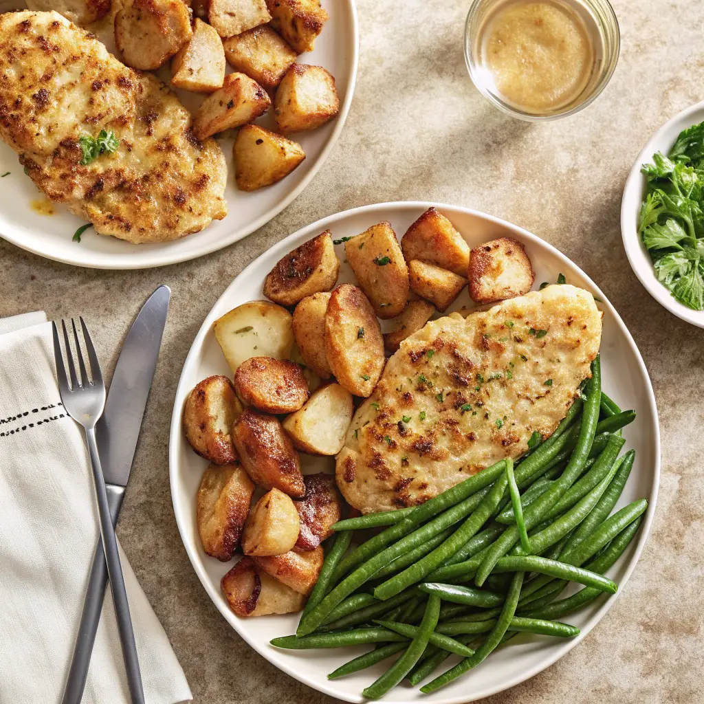 parmesan crusted chicken sheet pan dinner