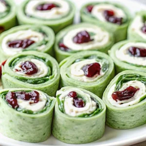 cranberry pinwheels