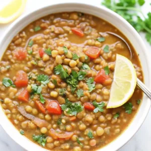 Hearty Vegan Lentil Soup