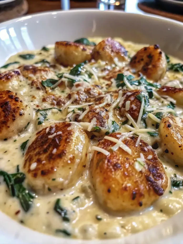 Millionaire Gnocchi with Creamy Sauce