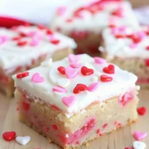 Valentine Sugar Cookie Bars
