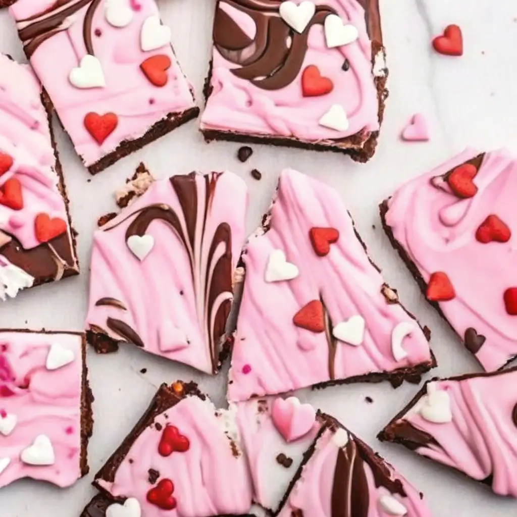 Valentine's Day Chocolate Bark