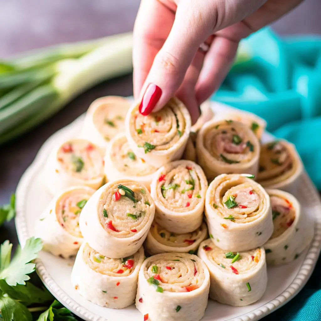 Chicken Taco Mexican Pinwheels
