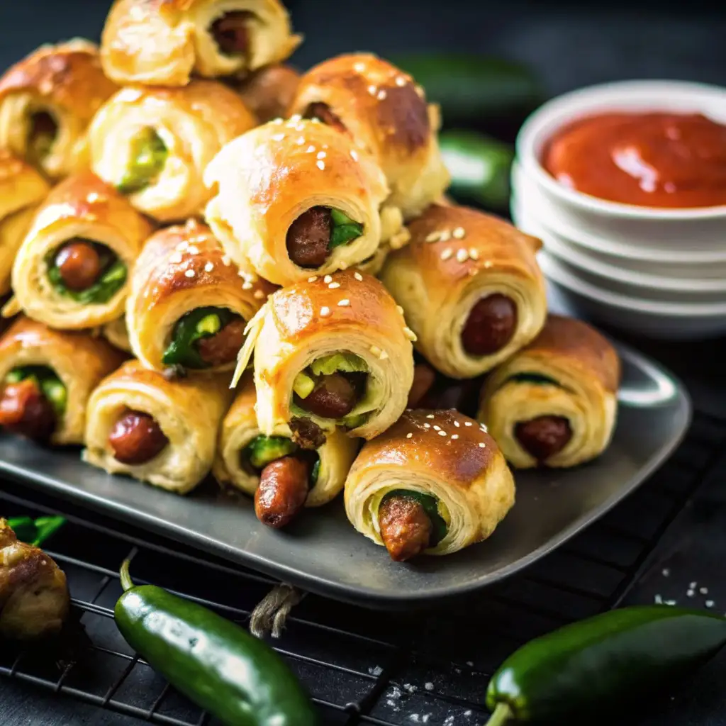 Jalapeño Popper Pigs in a Blanket