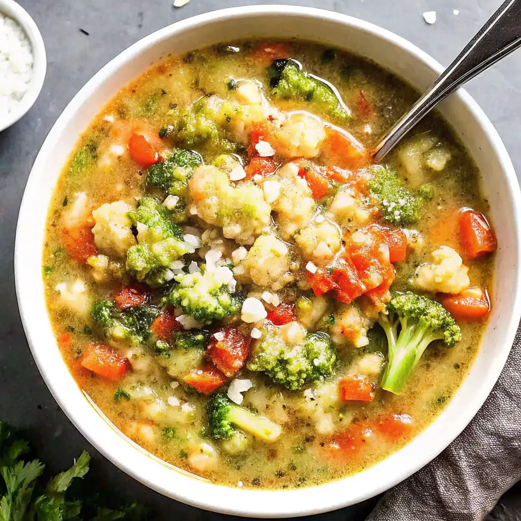 Broccoli Cauliflower Soup