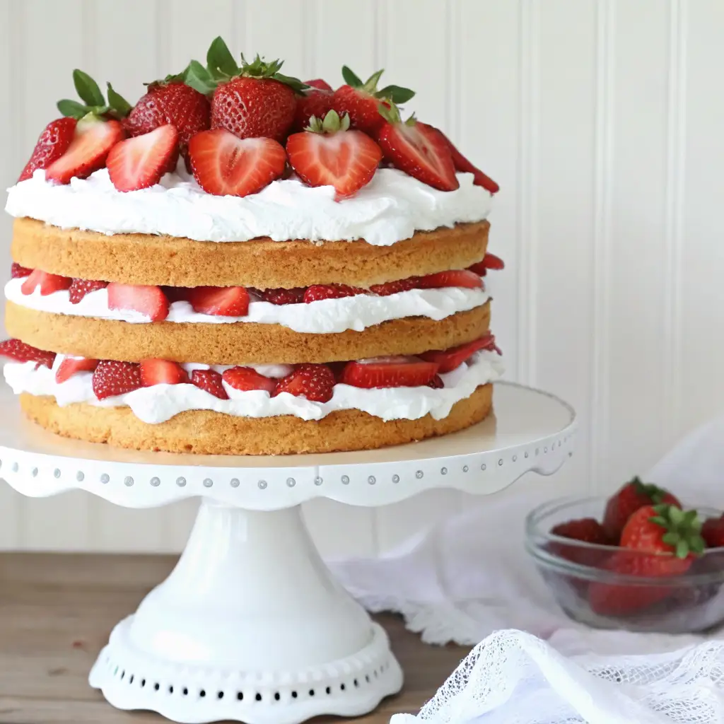 Strawberry Shortcake Cake