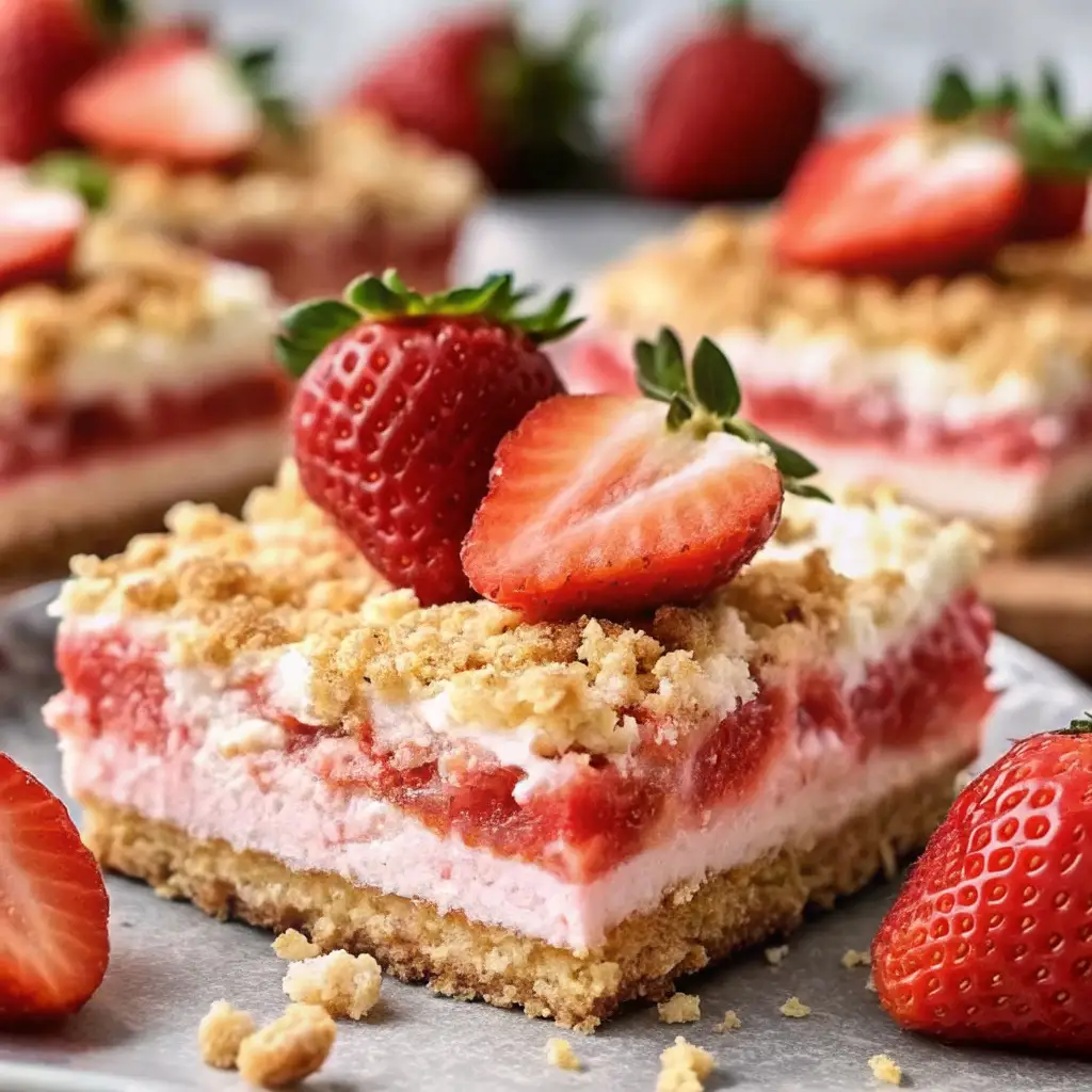 Strawberry Shortcake Bars