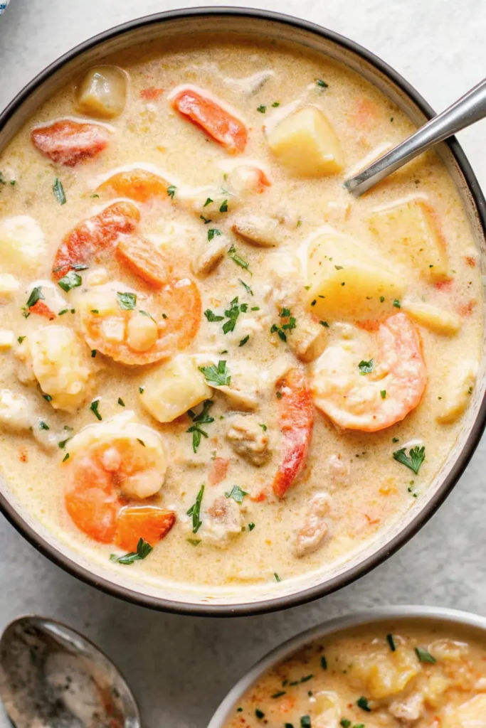 Creamy Potato Shrimp Chowder