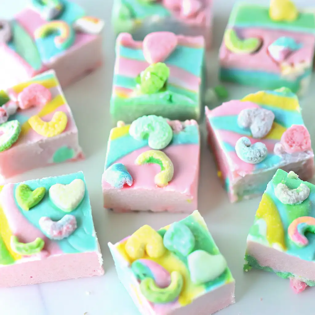 Lucky Charms Fudge