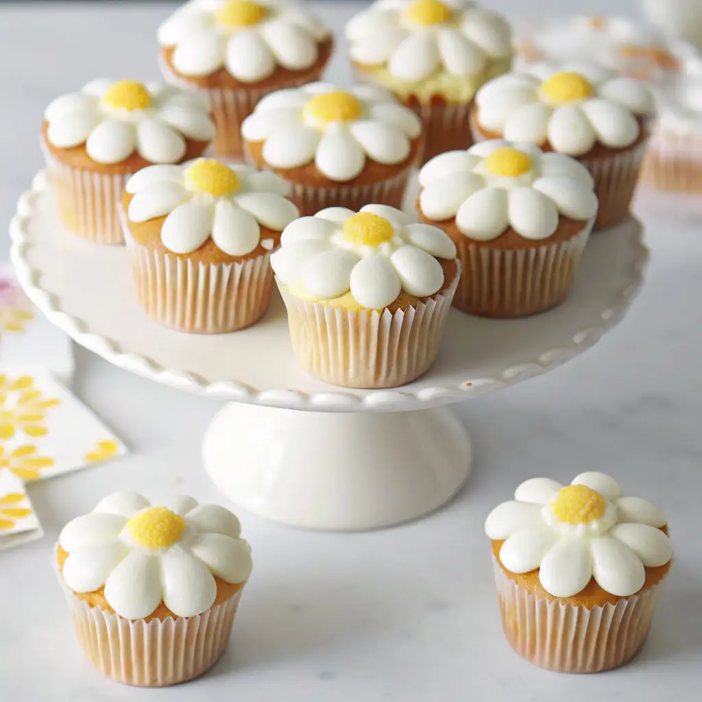 Daisy Cupcakes