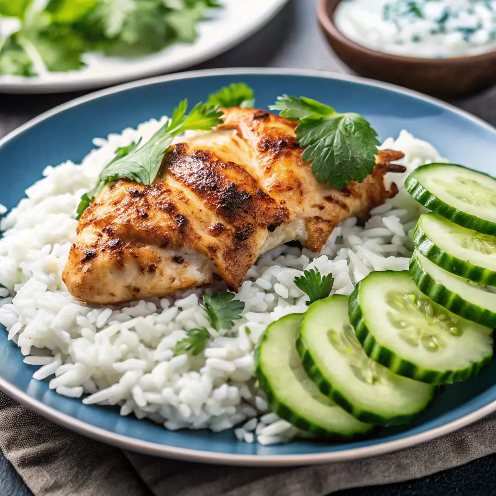Dump and Bake Chicken Tzatziki