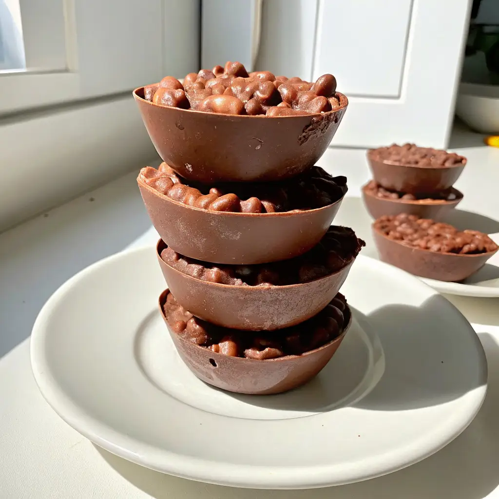 Chocolate Peanut Butter Crunch Cups