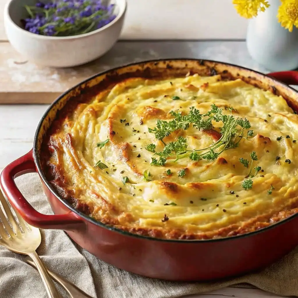 Dutch Oven Shepherd’s Pie