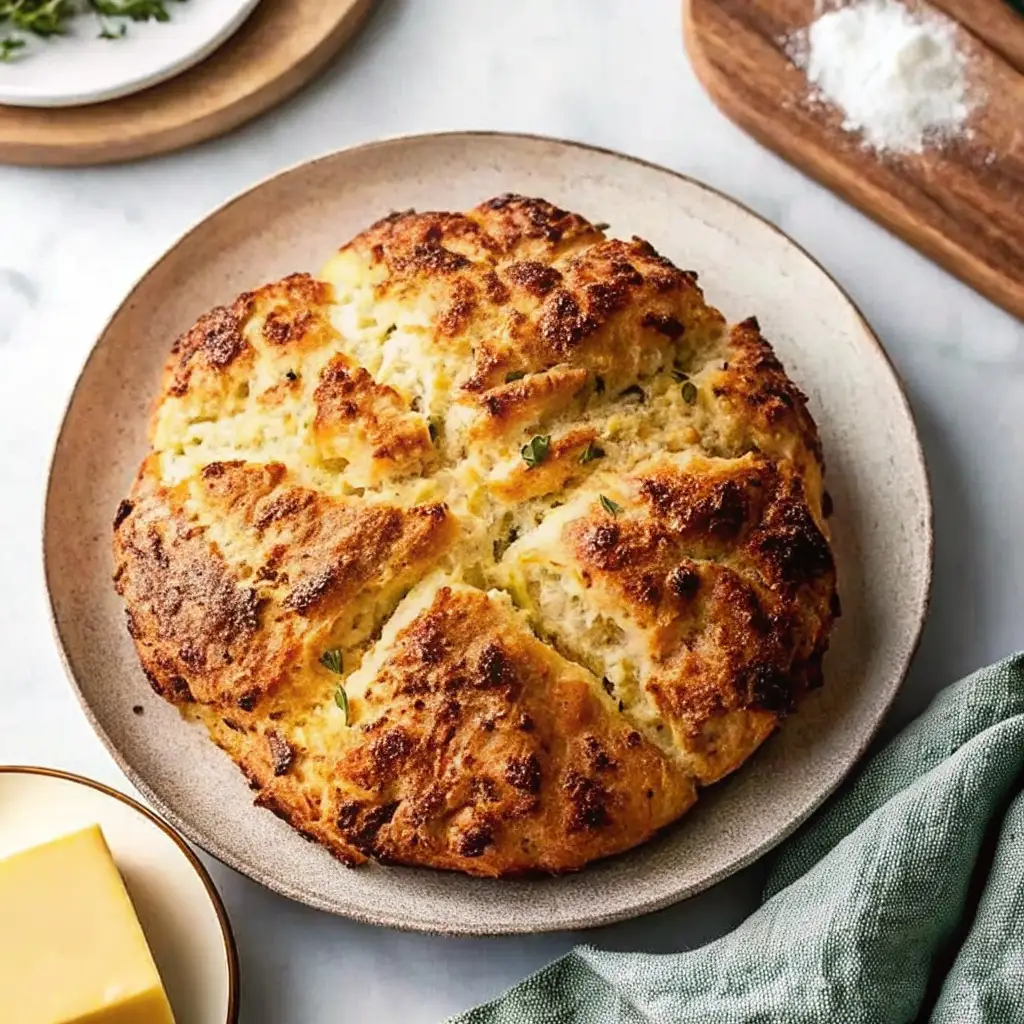 herbed cheddar irish soda bread