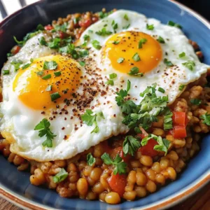 Lentil Breakfast Bowl