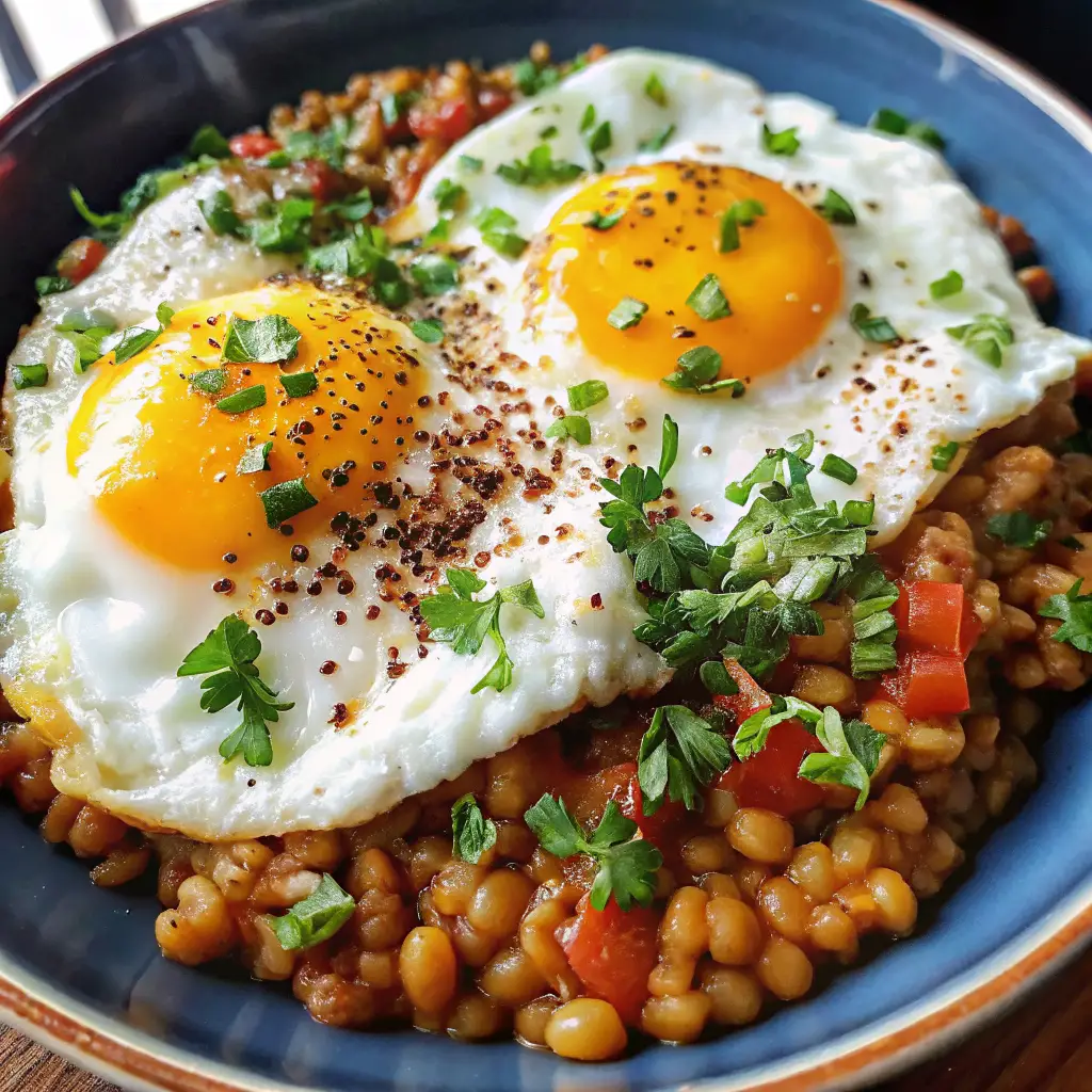 Lentil Breakfast Bowl