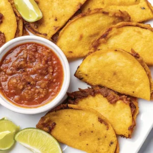 shredded chicken tacos