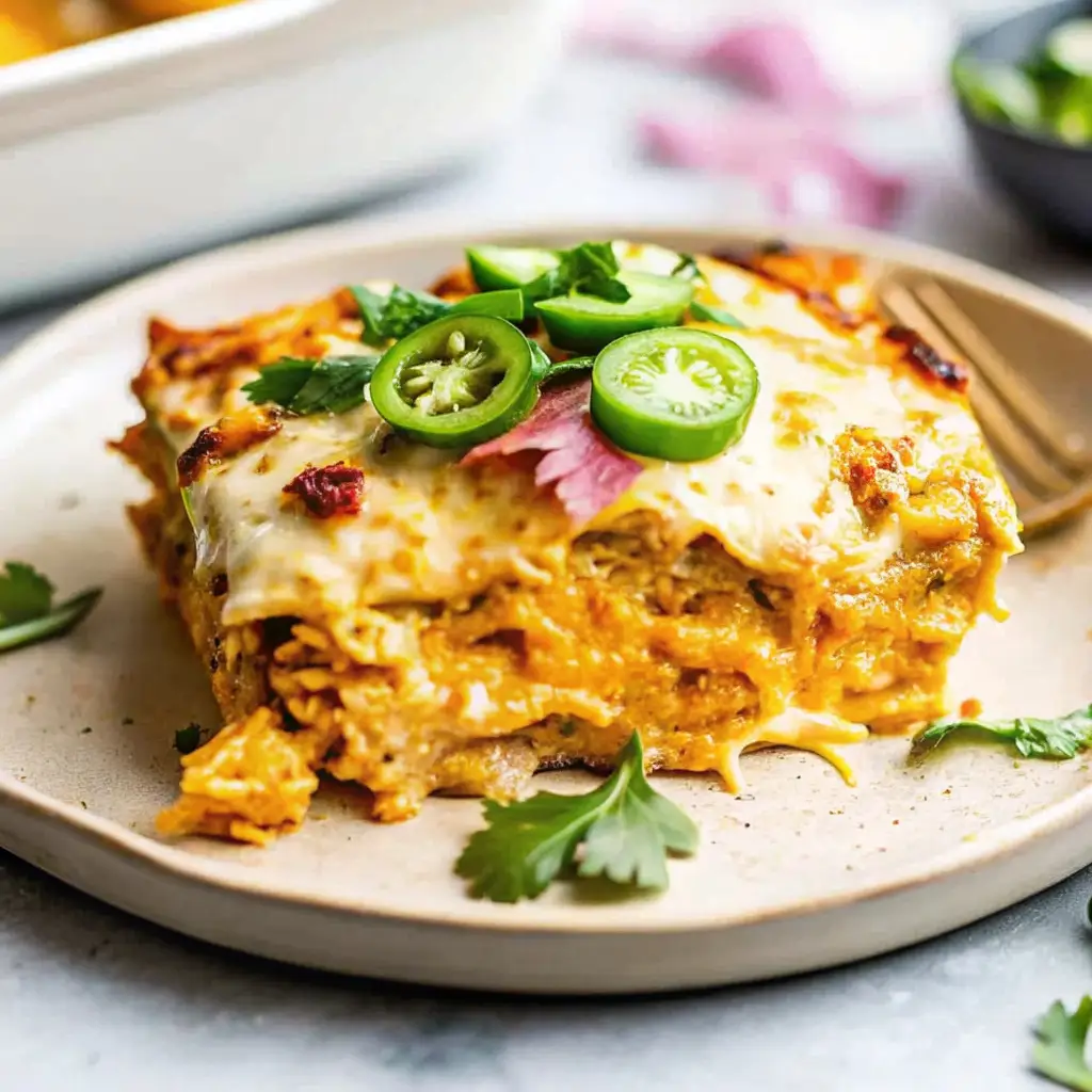 salsa verde chicken casserole