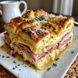 Monte Cristo Breakfast Casserole