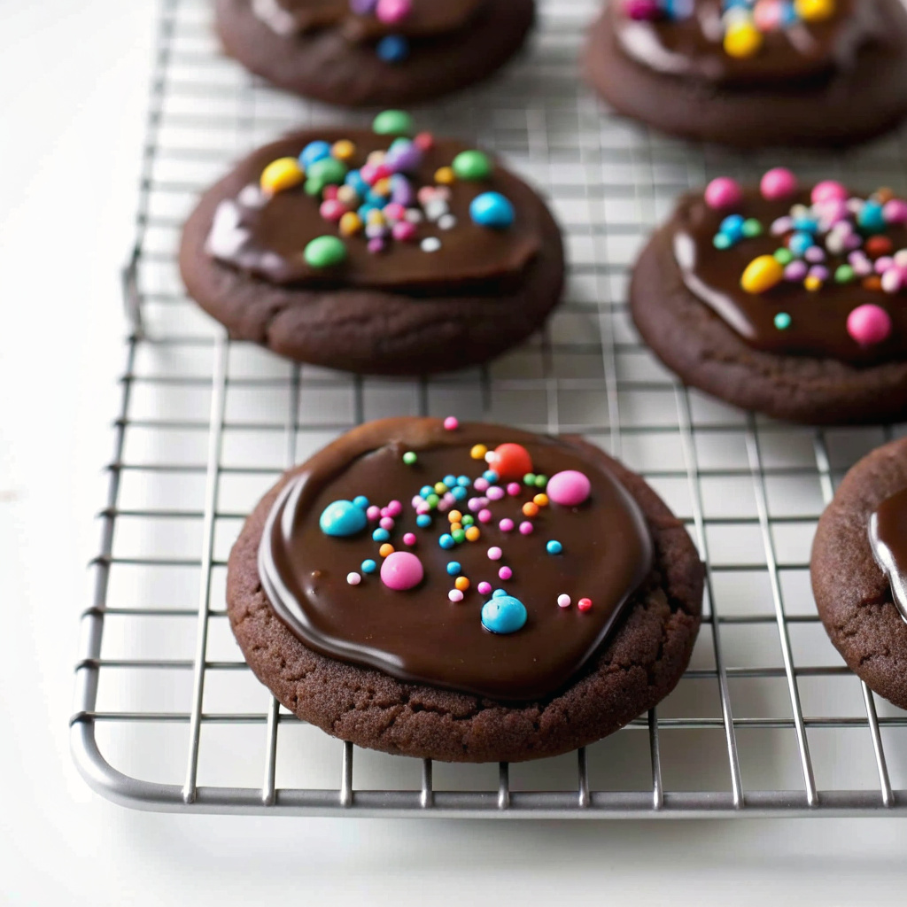 Cosmic Brownie Cookies