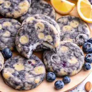 Lemon Blueberry Cheesecake Cookies