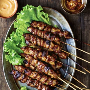 Thai Coconut Chicken Skewers