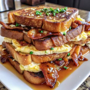 Bourbon Maple Bacon Stuffed Toast