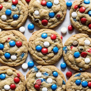 Patriotic Monster Cookies