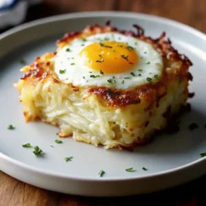 Baked Eggs Napoleon