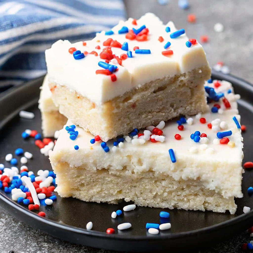 4th of July Sugar Cookie Bars