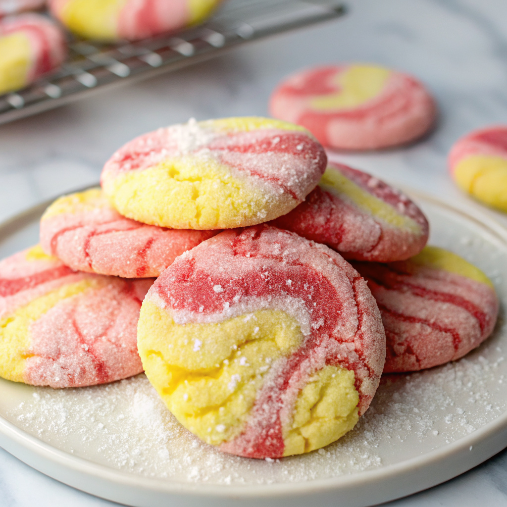 Strawberry Lemonade Cookies