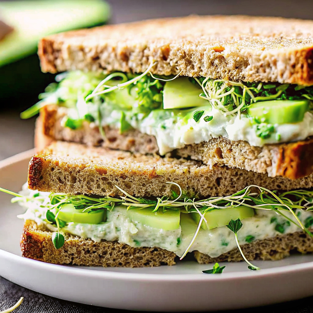 Cucumber Salad Sandwiches