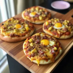 English Muffin Breakfast Pizza