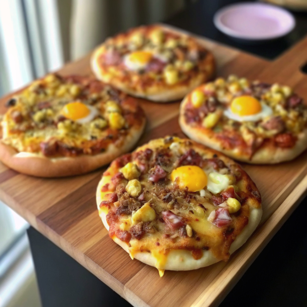 English Muffin Breakfast Pizza