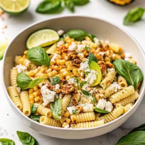 Creamy Street Corn Pasta Salad