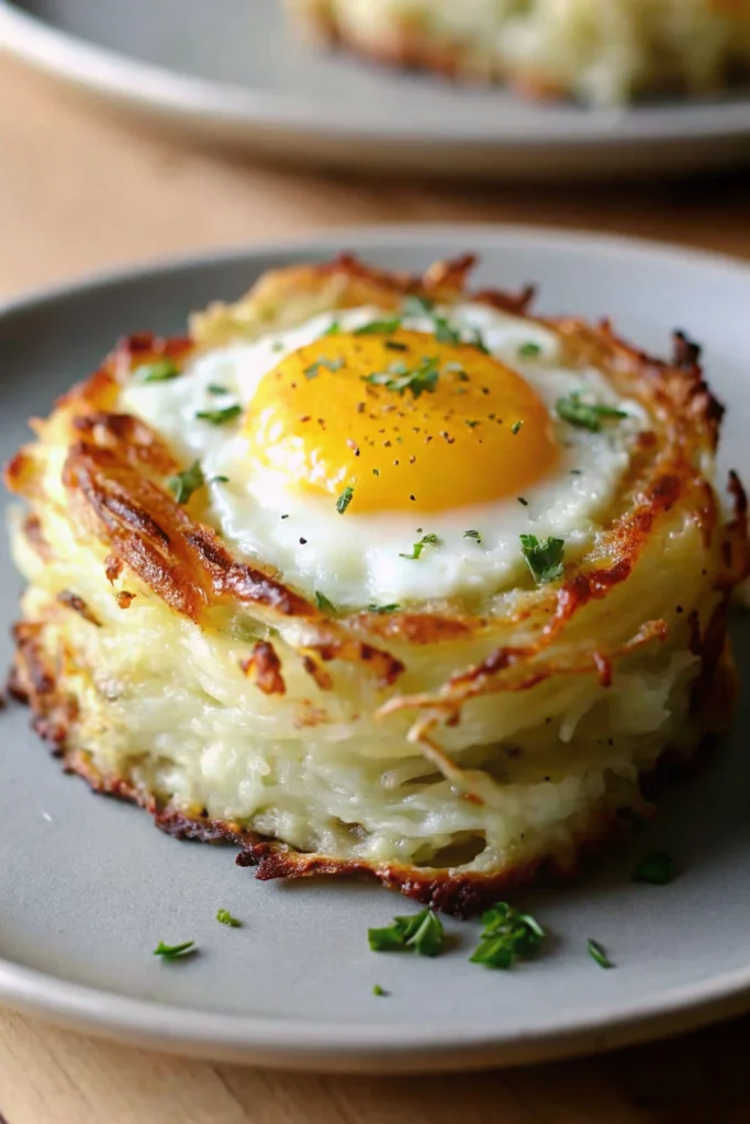 Baked Eggs Napoleon