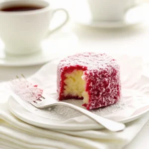 Raspberry Lamingtons