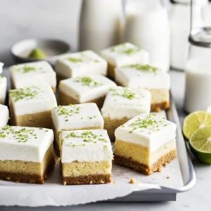 Key lime pie bars
