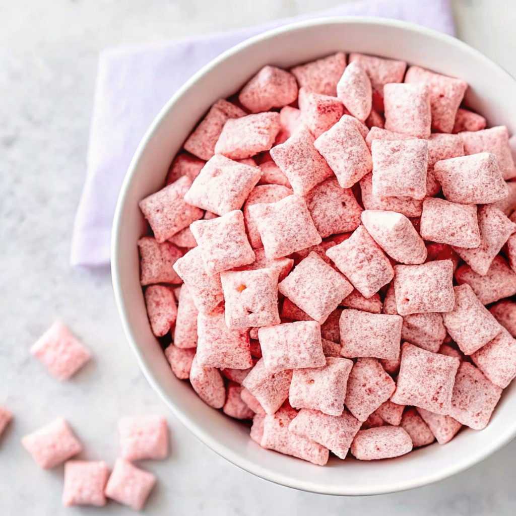 Strawberry Shortcake Puppy Chow