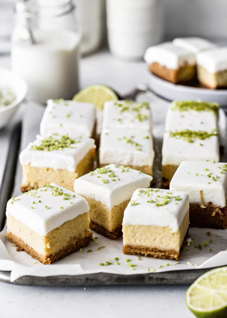 Key lime pie bars