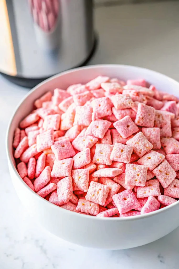 Strawberry Shortcake Puppy Chow