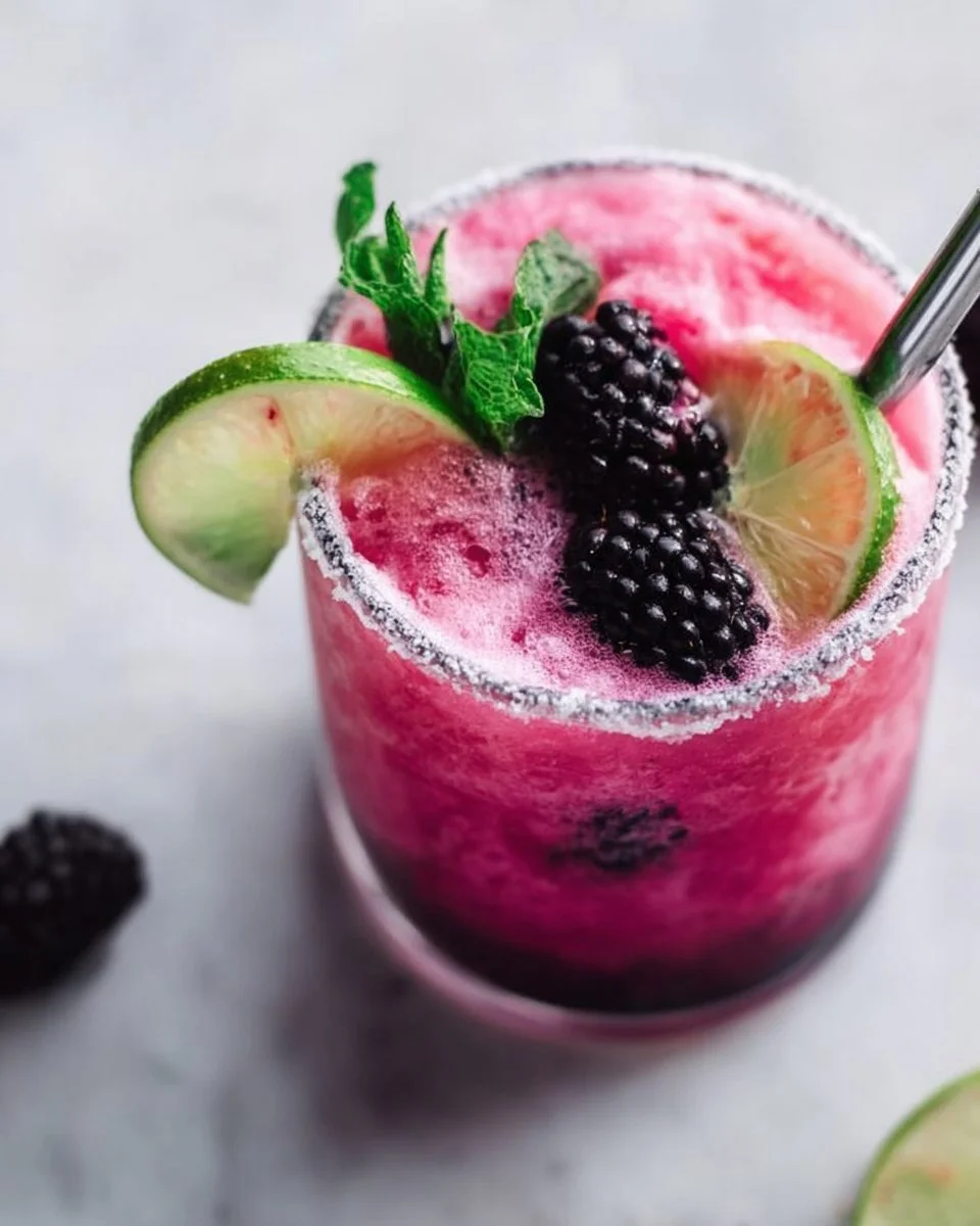 Creamy Coconut Blackberry 20-Minute Copycat Mojito