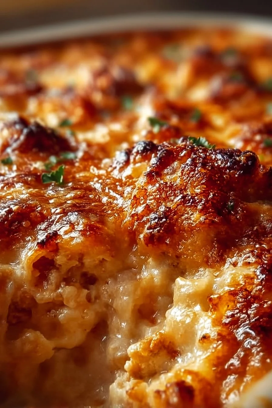 Crispy 30-Minute Copycat High-Protein Chicken Parmesan Cottage Cheese Casserole